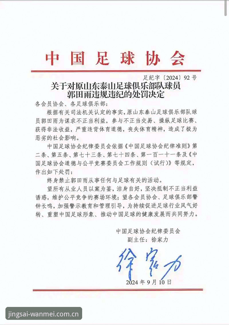 资深用户分享：足协第三批禁足名单深度解读，从行业乱象看足球生态重建经验